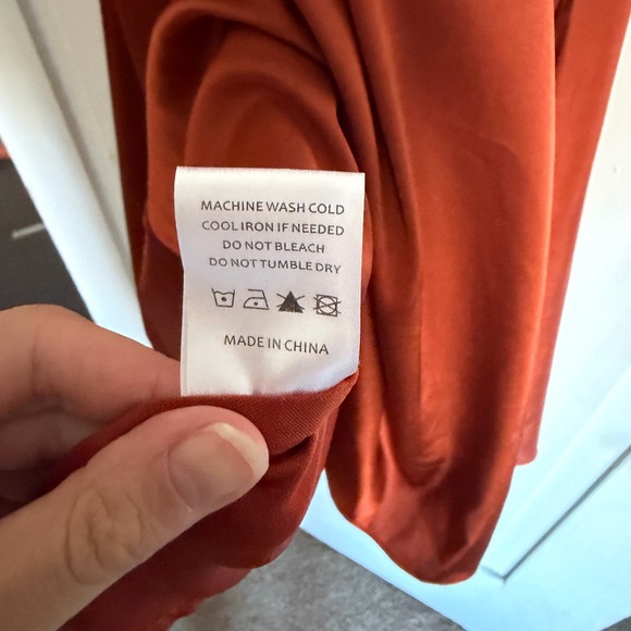 Baltic Born Rust Orange Midi Dress - Picture 4 of 4